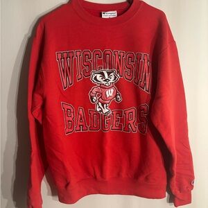 Wisconsin Badger Red Hoodie